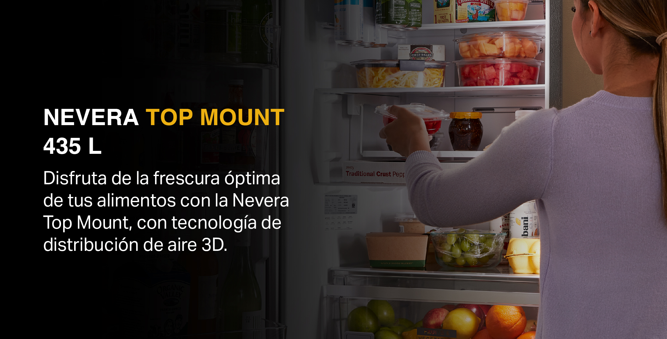 Nevecón 4 puertas Whirlpool 7501545587931 con 5 tecnologías, xpert inverter y con 592 litros de capacidad.